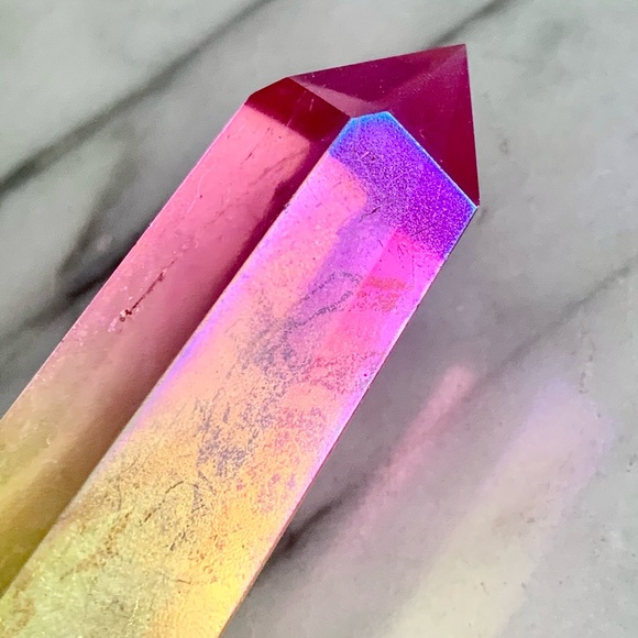Pink Aura Crystal Duo - Picture 2 of 11